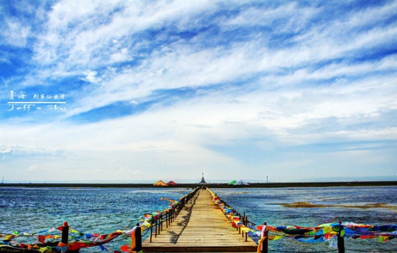 青海湖仙女湾景区的图标